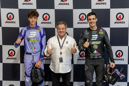 Grupo Andrés, patrocinador principal del Triumph Pavo Rueda Racing Team