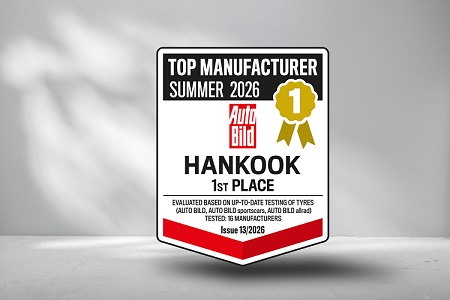 Hankook lidera el ranking de fabricantes de Auto Bild