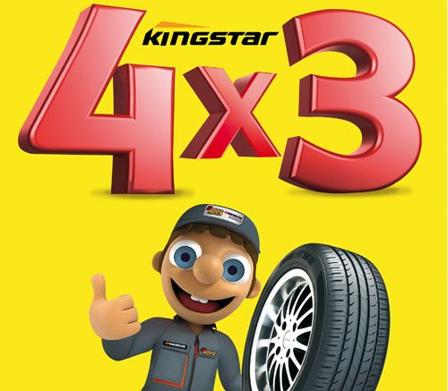 4x3 en neumáticos Kingstar
