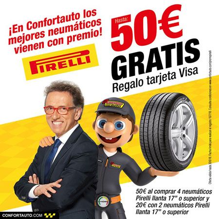 50€ de regalo con Pirelli