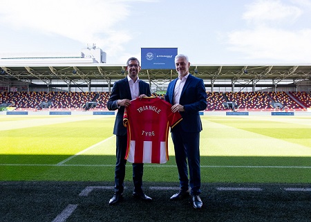 Brentford FC y Triangle Tyre firman un acuerdo colaboración