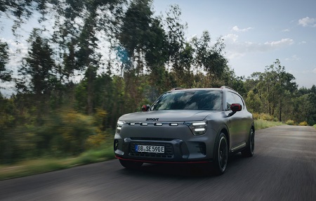 smart#5 con neumáticos Continental