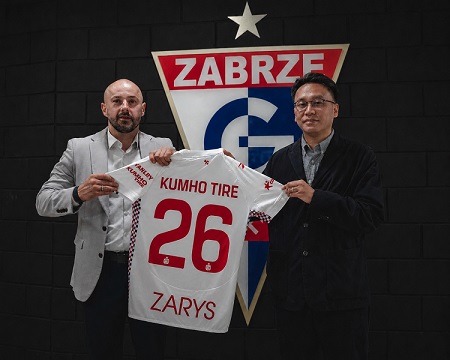 Kumho Tire firma un acuerdo de patrocinio con el Górnik Zabrze