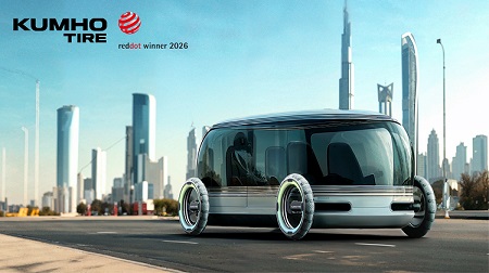 Kumho Tire ha sido reconocida en dos categorías de los Red Dot Design Award 2026