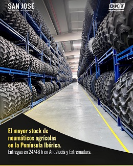 San José Neumáticos distribuirá BKT en Andalucía y Extremadura