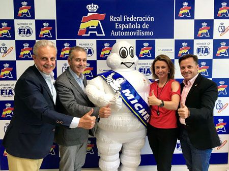 Acuerdo entre Michelin y la Real Federación Española de Automovilismo