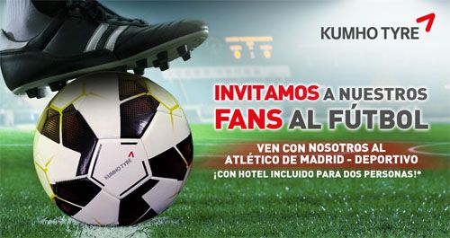 Al fútbol gratis con Kumho