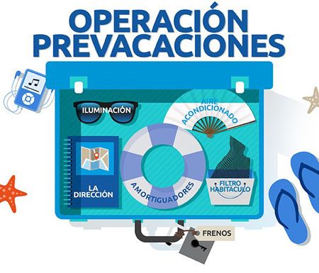 Antes de irte de vacaciones, revisa tu coche