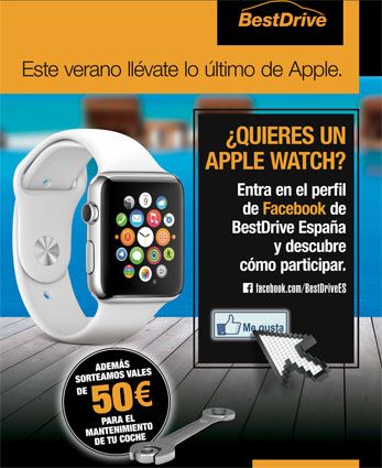 BestDrive regala un Apple Watch