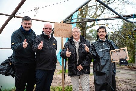 Bosque Driver de Aveiro empieza a echar raíces