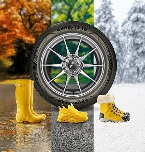 Cambia los neumáticos con Goodyear