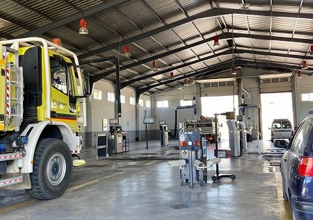 Camión pasando la ITV