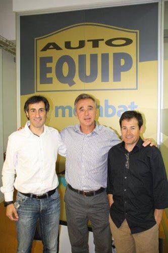 Carlos Povedano, Josep Esteve y Rafael Bosch tras la firma del acuerdo