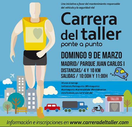 Cartel de La Carrera del taller