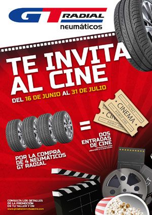 Cartel de la promoción de GT Radial