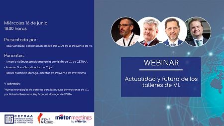 Cartel del próximo webinar de CETRAA en MOTORMEETINGS