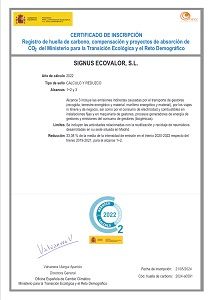 Certificado de SIGNUS