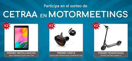 CETRAA abre su sorteo en Motormeetings a todos sus talleres