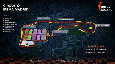 Circuito de una longitud de 5,474 km