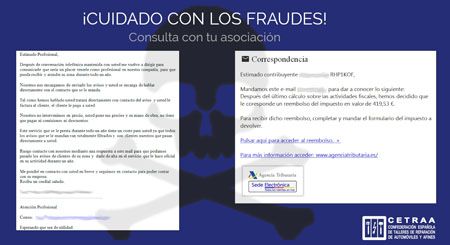 Comunicaciones suplantando la identidad de la Agencia Tributaria