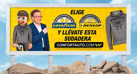 Con Confortauto, una sudadera vintage Godyear