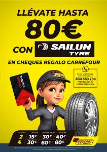 Confortauto fomenta la compra de neumáticos SAILUN Tyre 