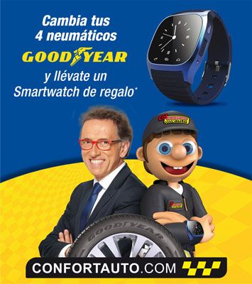Confortauto y Goodyear te regalan un smartwatch