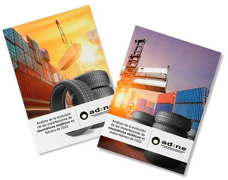 Datos de febrero sobre las importaciones de neumáticos asiáticos