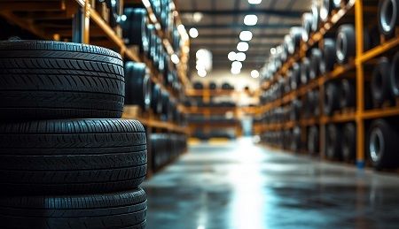 Datos de la distribución de neumáticos