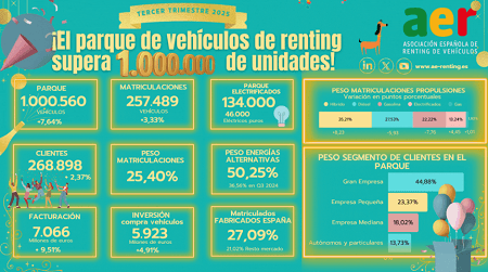 Datos del renting en 2025