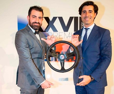 David Pallarès, recogiendo el premio