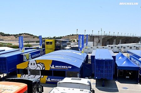 Despliegue Michelin en carrera