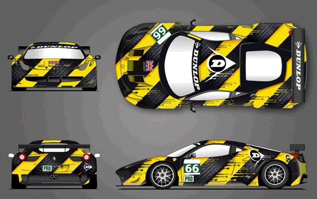 Diseño ganador del Dunlop Art Car 2012
