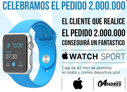 Dos millones de pedidos online