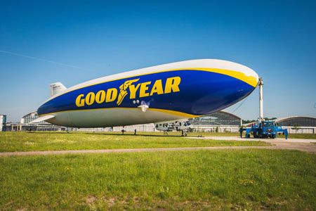 El blimp de Goodyear