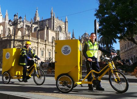 El sistema Continental Drive en las bicis de Correos
