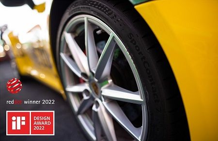 El SportContact 7 se hace con el premio de diseño Red Dot y el iF Product Design Award