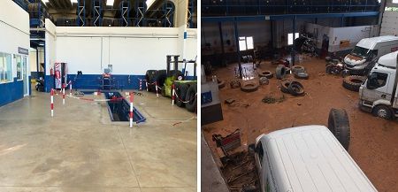 El taller de Riba-roja fue el más afectado