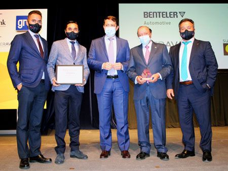 Entrega del premio a Grupo Andrés