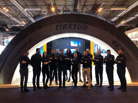 Equipo humano de Tiresur en Motortec