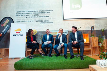 Estíbaliz Pombo de Repsol, Joaquín Pérez de Confortauto, Jordi Hurtado y José Manuel López de la consultora MSI