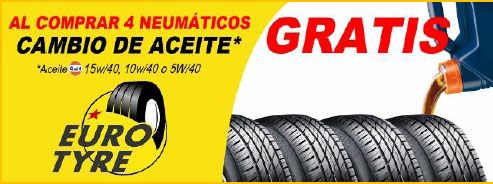 Eurotyre te cambia el aceite gratis