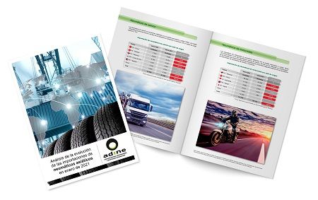 Evolución de las importaciones de neumáticos asiáticos en enero de 2021