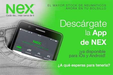 Exitosa acogida de la App de Nex