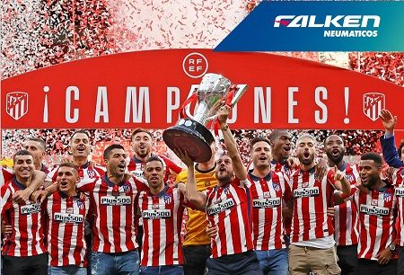 Falken mantiene su patrocinio con el Atlético de Madrid