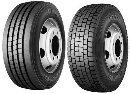 FALKEN RI 151 para eje de dirección y FALKEN BI 851 para eje de tracción