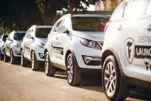 Flota de Kia Sportage con la última novedad de Firestone