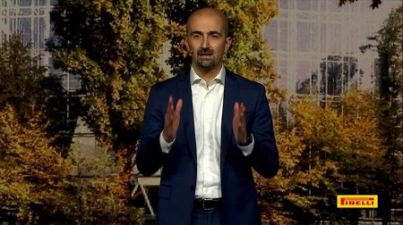Francesco Sala, CEO y vicepresidente ejecutivo de Pirelli Europa en la presentación