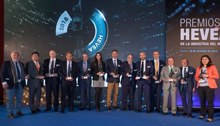 Galardonados Premios Hevea de la Industria del Neumático 2018