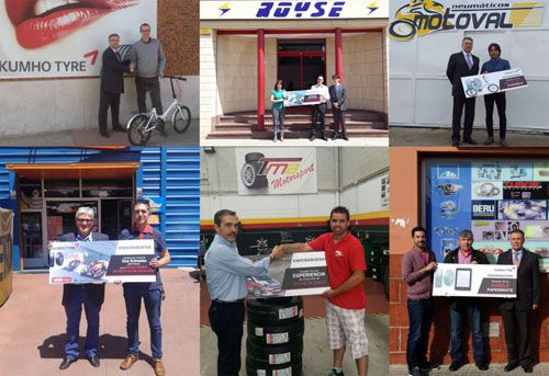 Ganadores del sorteo de Kumho